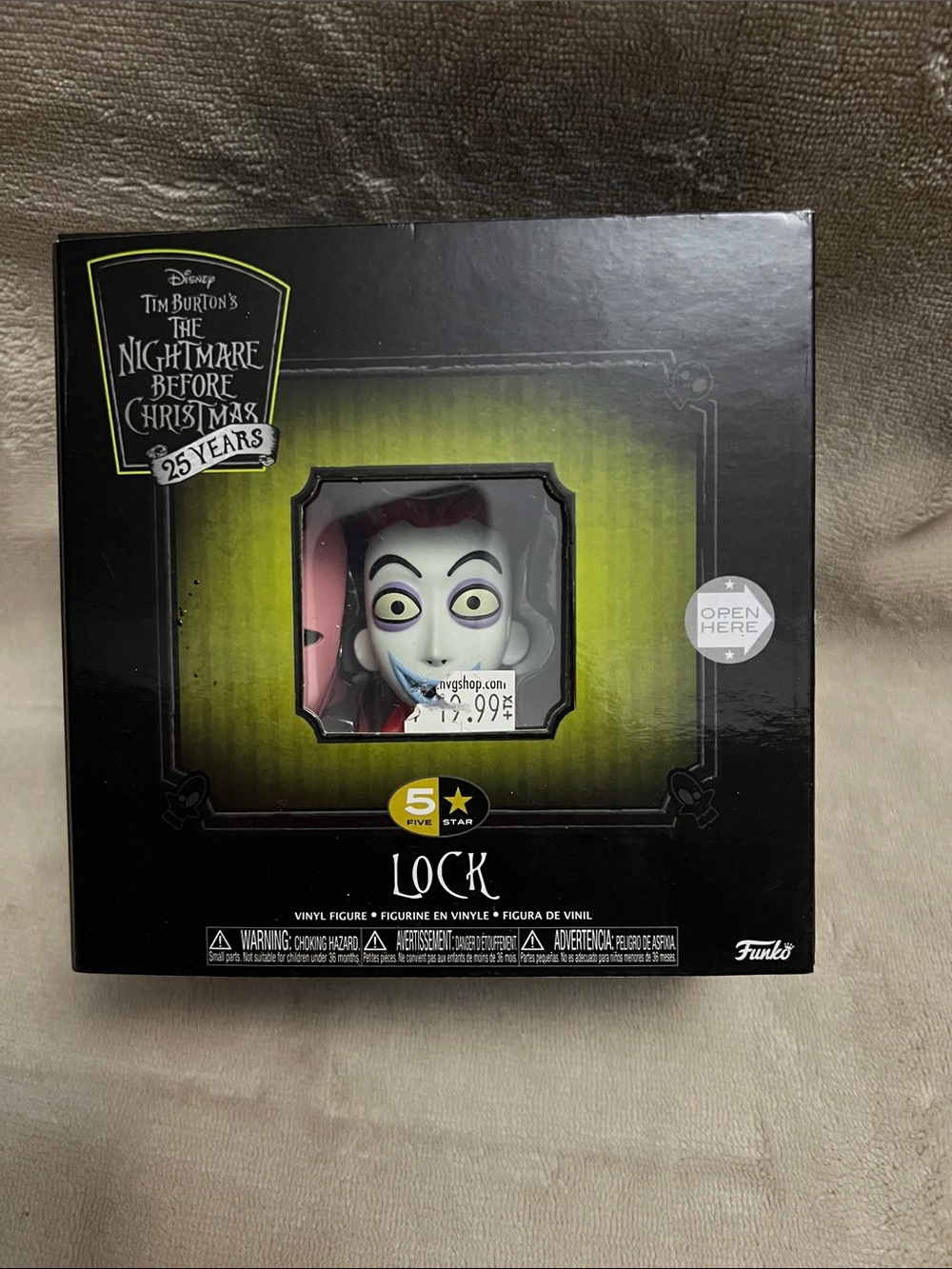 Funko Five Star Lock Vinyl Figure - Black, White, Purple & Green